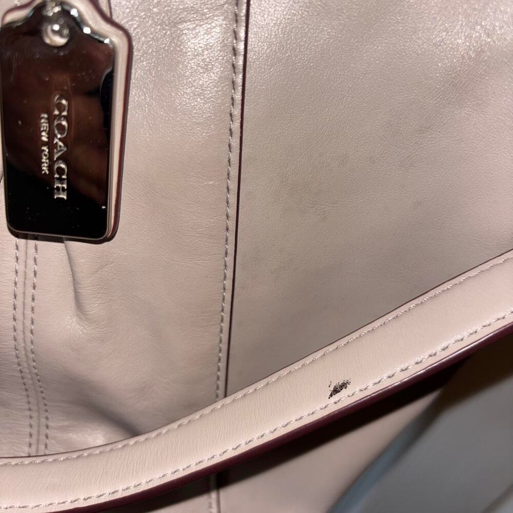 Coach Colette Leather Satchel light taupe excellent condition - Picture 8 of 8